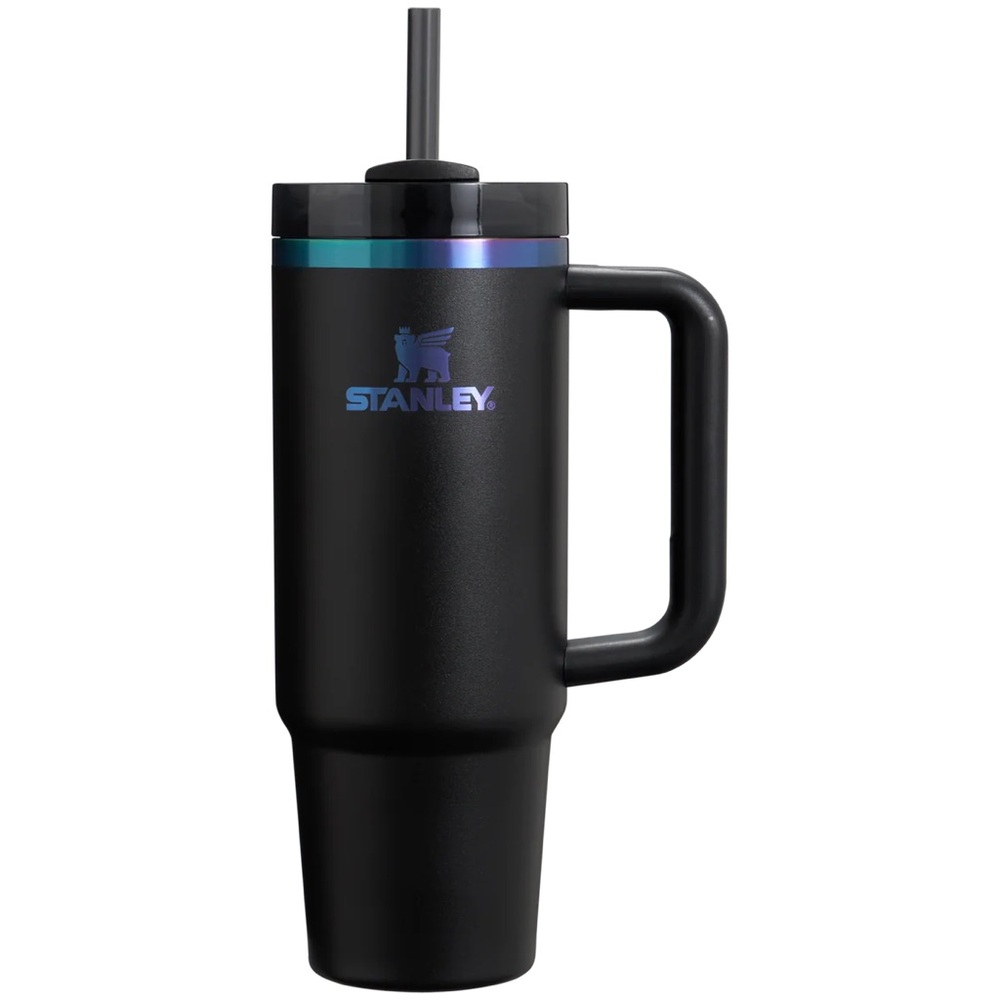 NWT Stanley THE BLACK CHROMA QUENCHER H2.0 FLOWSTATE TUMBLER 30 OZ